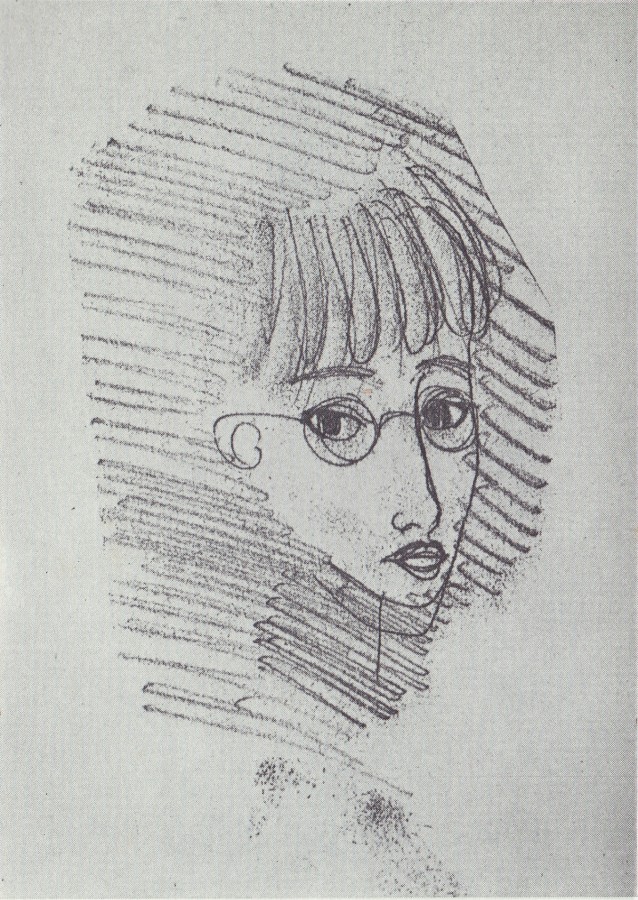 Автопортрет в пятнадцатилетнем возрасте в Манеже (1968)